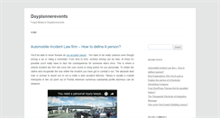Desktop Screenshot of dayplannerevents.com